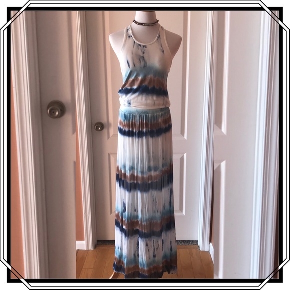 Young Fabulous & Broke Dresses & Skirts - Young Fabulous & Broke Tie Dye Maxi Dress XS